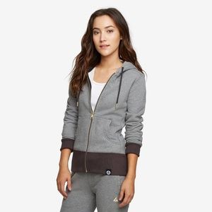 Classic Full Zip Hoodie in Carbon Heather - LE